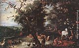 Jan The Elder Brueghel Canvas Paintings - The Original Sin